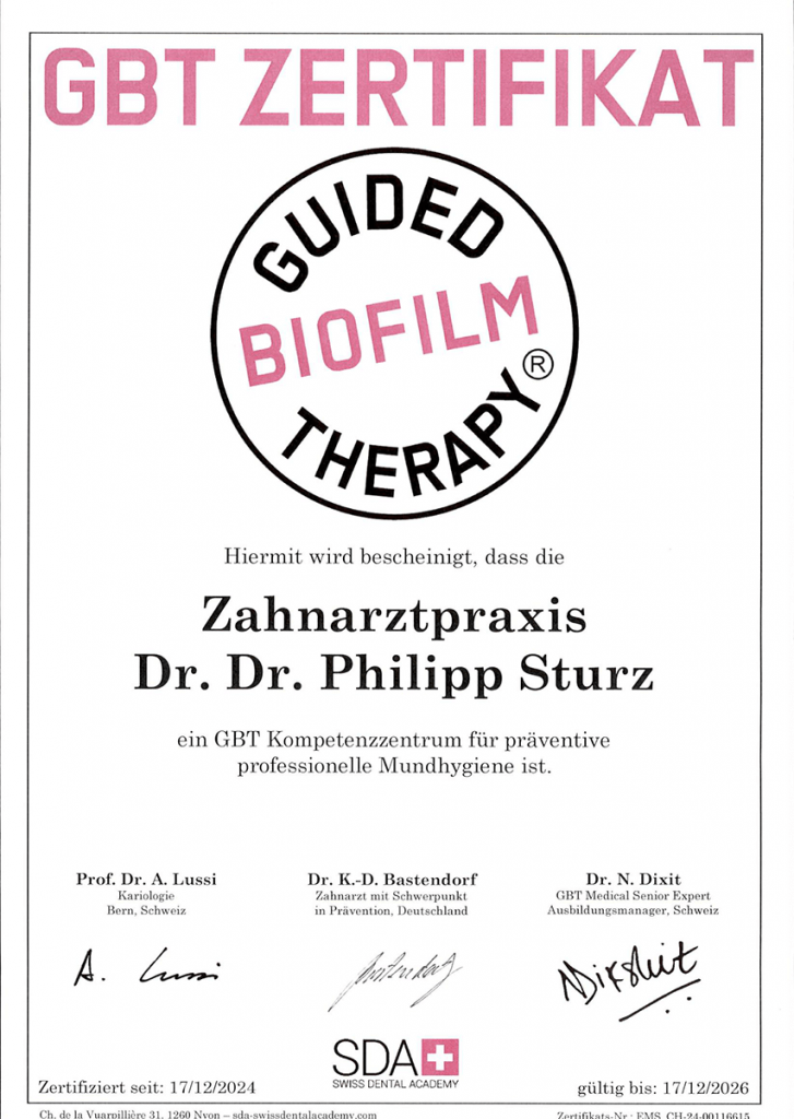 GBT-Zertifikat